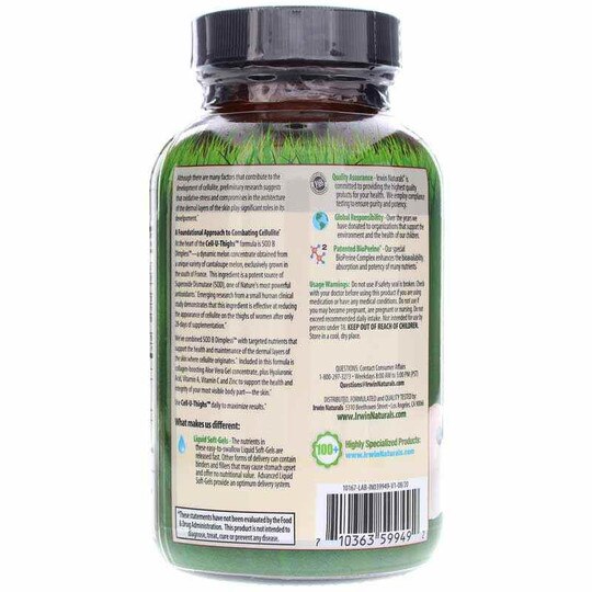 Cell-U-Thighs Cellulite Reduction, 60 Liquid Softgels, IRN