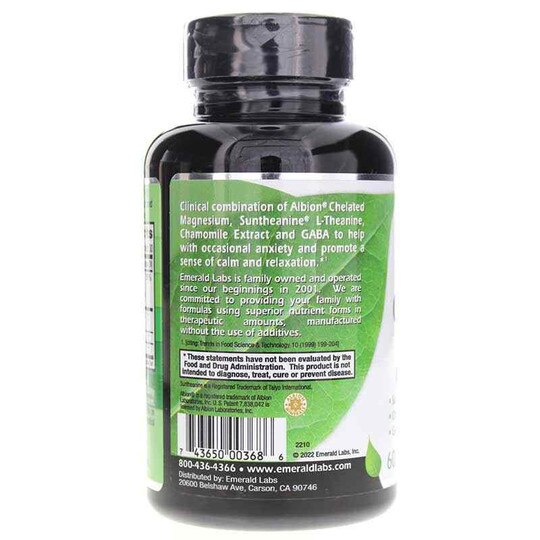 Cerebral Calm, 60 Veg Capsules, EMD