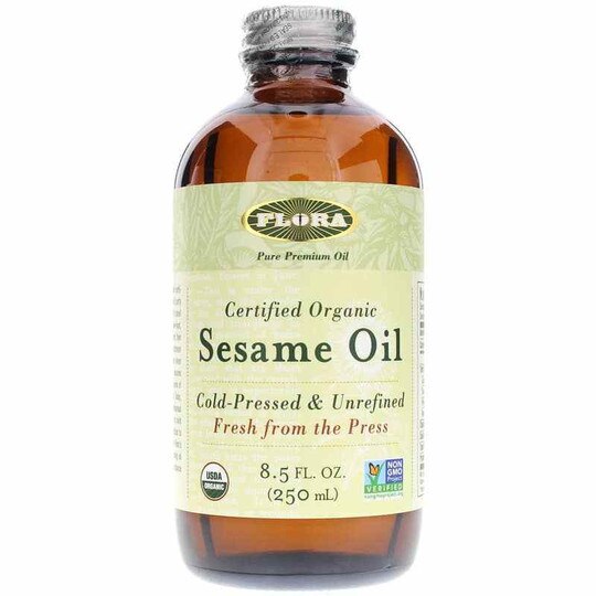 Certified Organic Sesame Oil, 8.5 Oz, FL