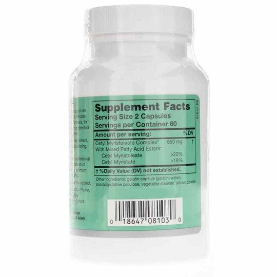 Cetyl Myristoleate, 120 Capsules, KRU