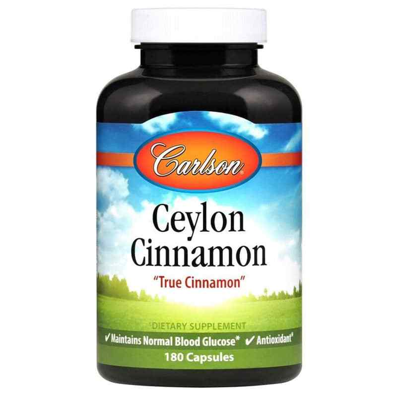 Ceylon Cinnamon Capsules, Carlson Labs