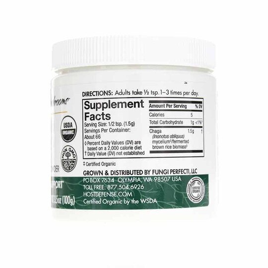 Chaga Mushroom Mycelium Powder, 3.5 Oz, HDF