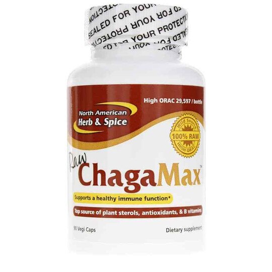 ChagaMax Raw, 90 Veg Capsules, NAHS
