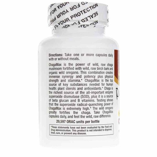 ChagaMax Raw, 90 Veg Capsules, NAHS