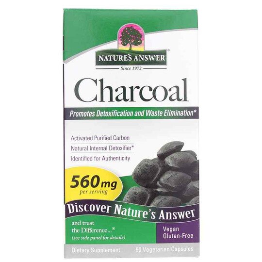Charcoal Activated, 90 Veg Capsules, NAN