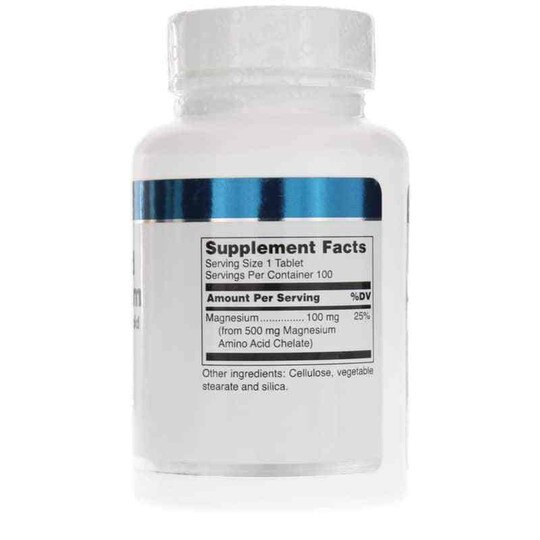 Chelated Magnesium 100 Mg, 100 Tablets, DGL