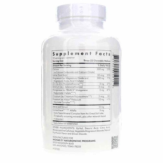 Chewable Minerals, 90 Chewable Wafers, MNP