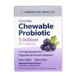 Chewable Probiotic 5 Billion CFU Grape 1