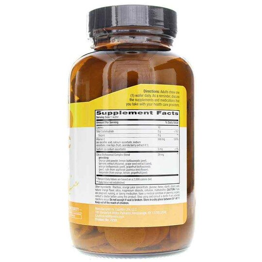 Chewable Vitamin C 500 Mg, 90 Wafers, CTL