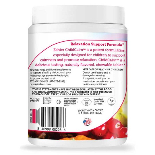 ChildCalm Relaxation Formula, 60 Chewable Tablets, ZHL