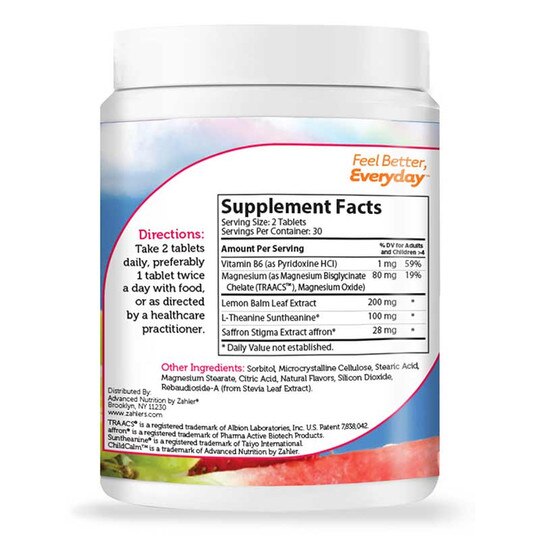 ChildCalm Relaxation Formula, 60 Chewable Tablets, ZHL