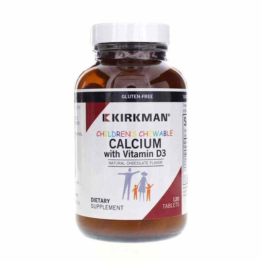 Children's Chewable Calcium with Vitamin D3, 120 Tablets, KRK