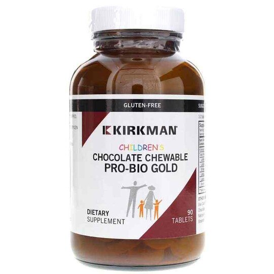 Children's Chewable Pro-Bio Gold, 90 Chocolate Wafers, KRK