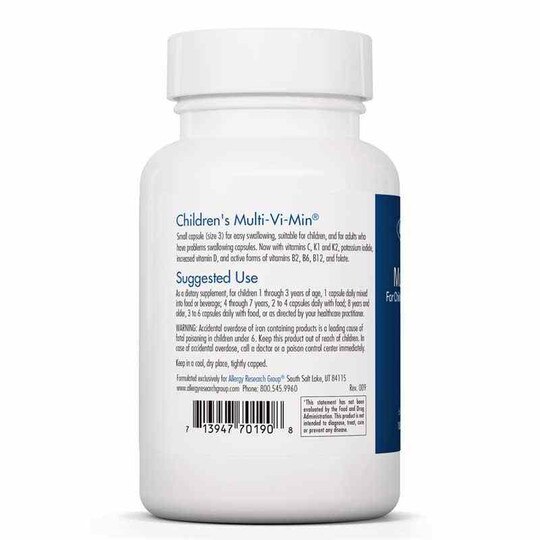 Childrens Multi-Vi-Min, 150 Veg Capsules, ARG