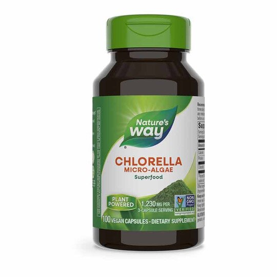 Chlorella Micro-Algae, 100 Vegan Capsules, NWA