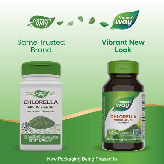 Chlorella Micro-Algae, 100 Vegan Capsules, NWA