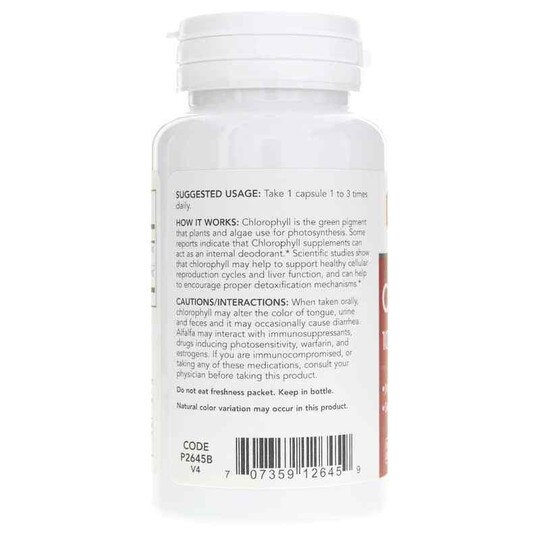 Chlorophyll 100 Mg, 90 Veg Capsules, PFLB