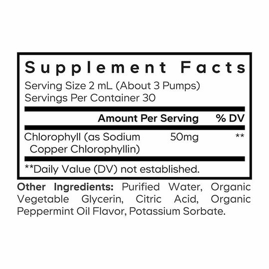 Chlorophyll+ Liquid Drops, 2 Oz, CDE