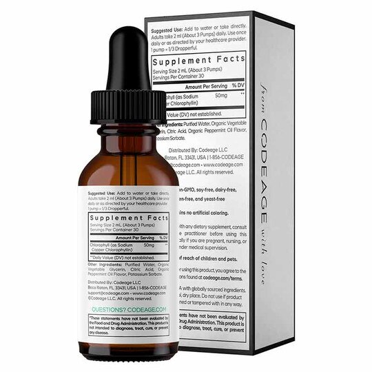 Chlorophyll+ Liquid Drops, 2 Oz, CDE