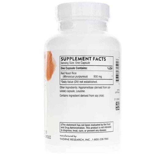 Choleast-900™ Red Yeast Rice, 120 Veg Capsules, THR