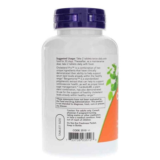 Cholesterol Pro, 120 Tablets, NOW