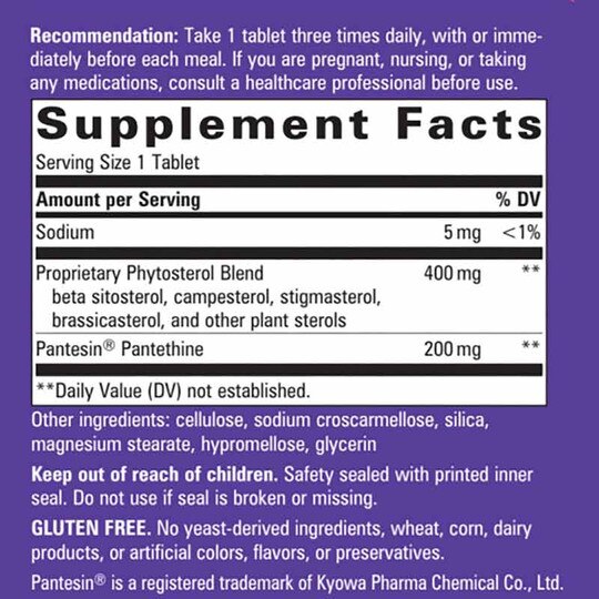 Cholesterol Shield Phytosterol Blend, 90 Tablets, NWA