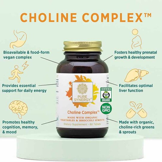 Choline Complex Organic, 60 Tablets, PSY