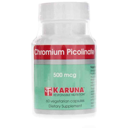 Chromium Picolinate 500 Mcg, 60 Veg Capsules, KRU
