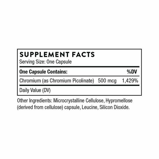 Chromium Picolinate, 60 Veg Capsules, THR