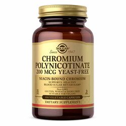 Chromium Polynicotinate 200 Mcg Yeast-Free 1