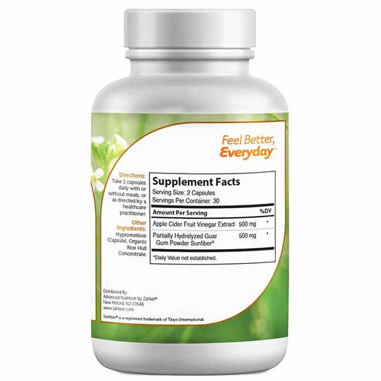 Cider + Fiber, 60 Capsules, ZHL