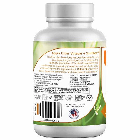 Cider + Fiber, 60 Capsules, ZHL