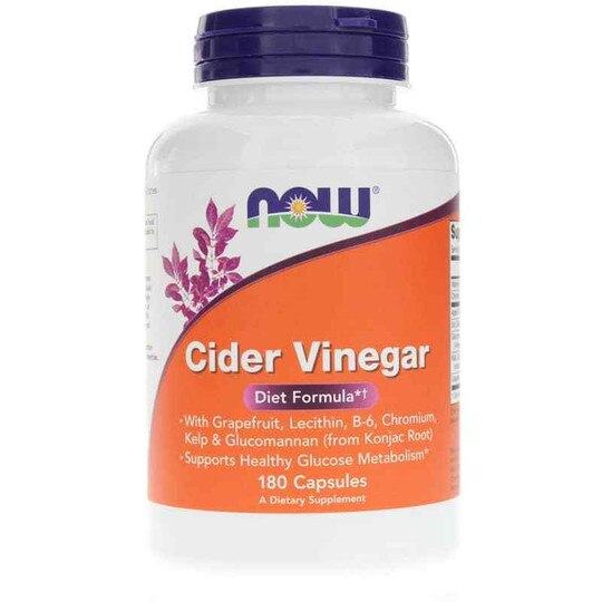 Cider Vinegar Diet Formula, 180 Capsules, NOW