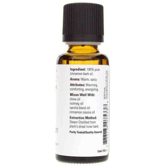 Cinnamon Bark Essential Oil, 1 Oz, NOW