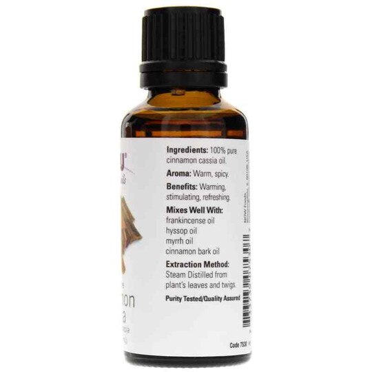 Cinnamon Cassia Essential Oil, 1 Oz, NOW