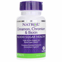 Cinnamon, Chromium & Biotin Blood Sugar Health 1