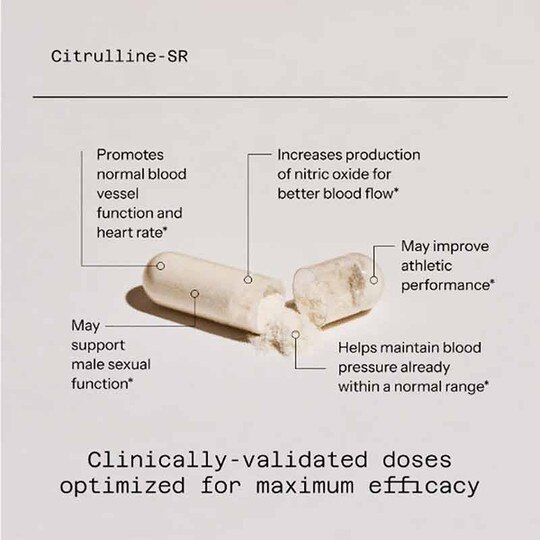 Citrulline-SR, 60 Veg Capsules, QOL