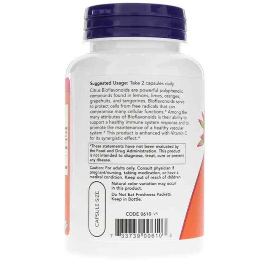 Citrus Bioflavonoids, 100 Capsules, NOW