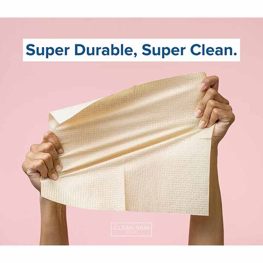 Clean Towels XL Bamboo, Disposable Face Towels, 50 Count, CSC