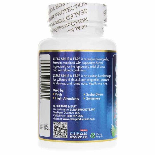 Clear Sinus & Ear, 60 Capsules, CLP