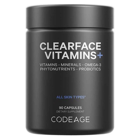 Clearface Vitamins+, 90 Capsules, CDE