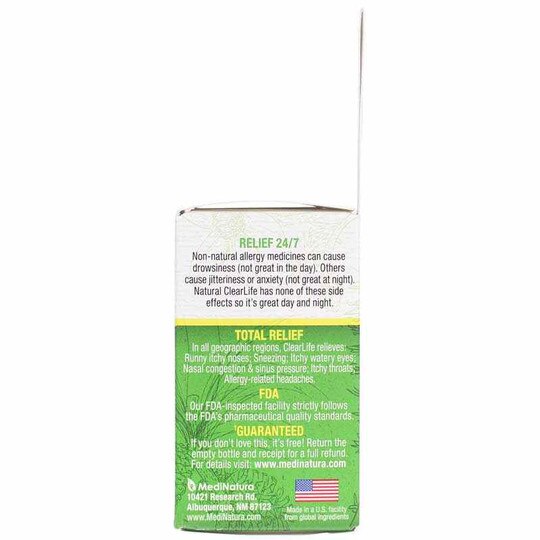 ClearLife Extra Strength Allergy Tablets, 60 Tablets, MDN