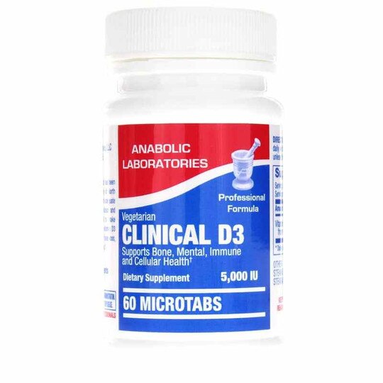 Clinical D3 5000 IU, 60 Tablets, ANL