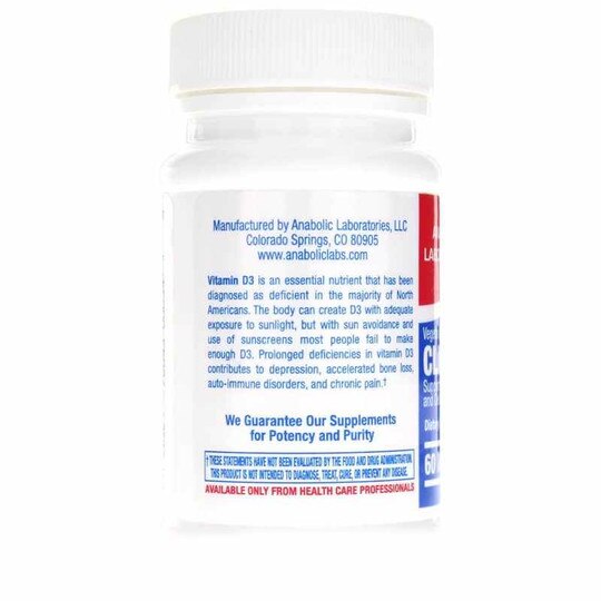 Clinical D3 5000 IU, 60 Tablets, ANL