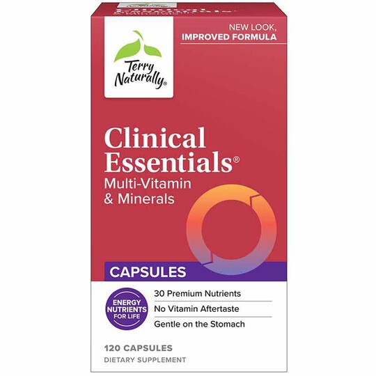 Clinical Essentials Multi-Vitamin & Minerals Caps, 120 Capsules, TNT