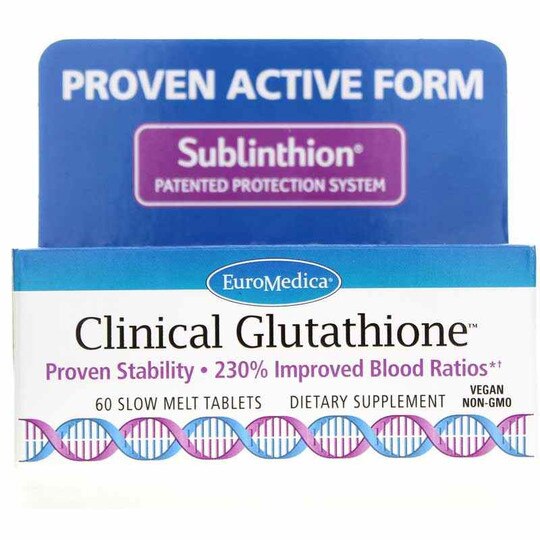 Clinical Glutathione, 60 Tablets, EUMD