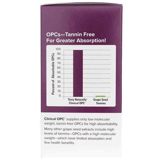 Clinical OPC French Grape Seed Extract, 60 Capsules, TNT
