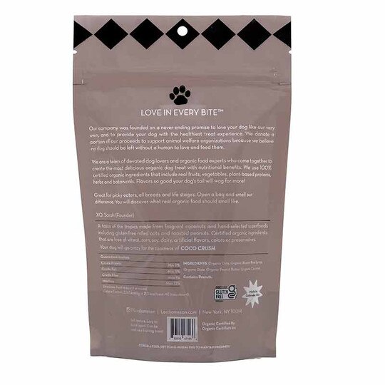 Coco Crush Vegan Dog Treats, 6 Oz, LJ
