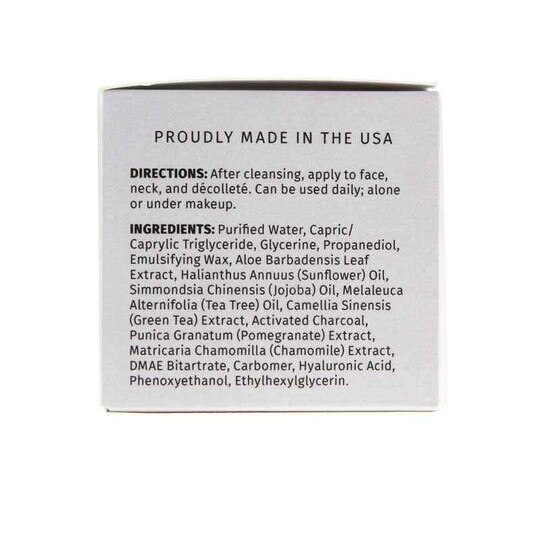 Coconut Charcoal Moisturizing Day Creme, 2 Oz, RVL