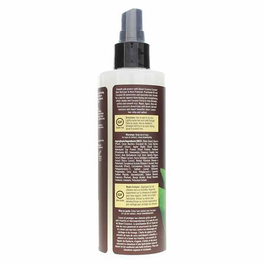 Coconut Hair Defrizzer & Heat Protector, 8 Oz, DES